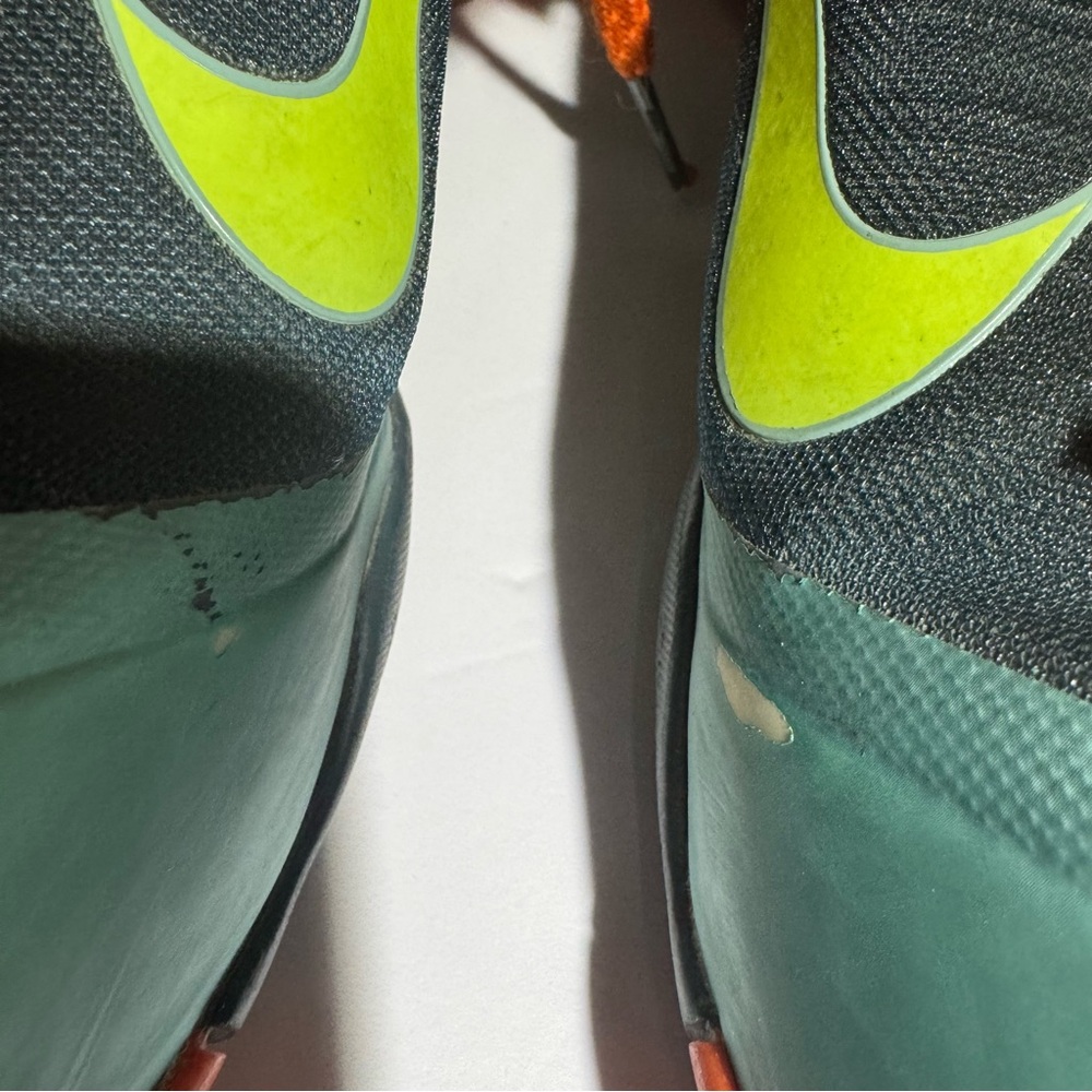 Nike LeBron 9 Cannon High Top Green and Orange‎ Sneakers Size 15 469764004 - Picture 10 of 12